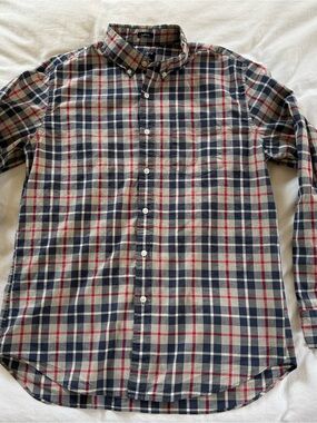 J. Crew Men’s Flex-Washed Classic Fit Plaid Button-Down Shirt
